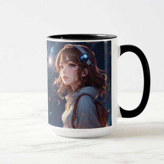 Galactische dromen: een heldere hemel reis mok (Rechts)