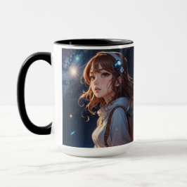 Galactische dromen: een heldere hemel reis mok