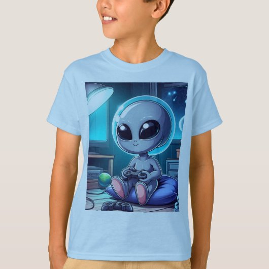 galactische gamer t-shirt (Voorkant)
