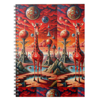 Galactische Giraffe droomt Notitieboek