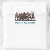 Galactische Gladiatoren Sticker (Tas)