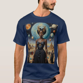 Galactische Godin Woestijnplaneet Shirt