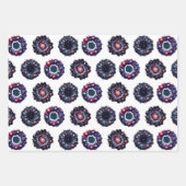 Galactische Kerst Verpakking Papieren Set – Celest Inpakpapier Vel (Voorkant)