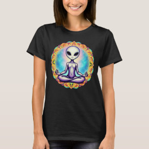 Galactische meditatie t-shirt