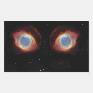 Galactische Nebula Eyes Stickers