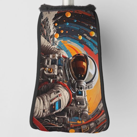 Galactische Ontsnapping - Astronaut Golfheadcover (Draai 90)