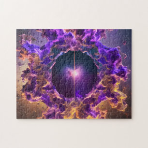 Galactische ontzag-inspirerende, levendige portale legpuzzel