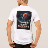 Galactische Pathfinder Space Exploration Design Tri-Blend Shirt (Achterkant)