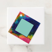 Galactische Sci-Fi bruiloft Bedankjes Labels (In situ)