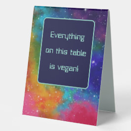 Galactische Sci-Fi Bruiloft Veganistisch eten