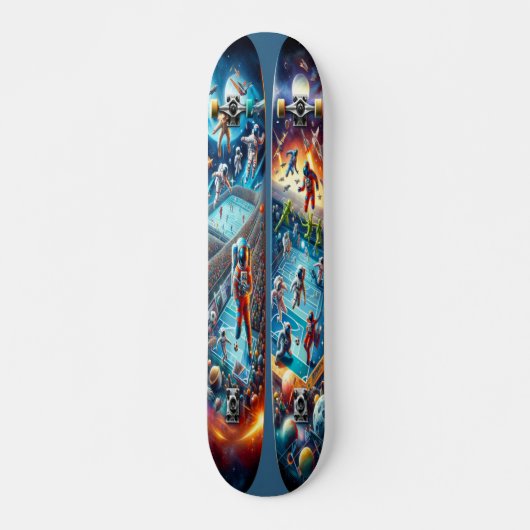 Galactische Spelen Skateboard (Voorkant)
