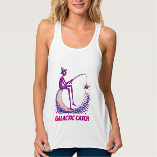 Galactische vangst illustratie – Maan vissen & Glo Tanktop
