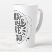 Galactische Vriendelijkheid: Altijd Vriendelijk zi Latte Mok (Rechterhoek)