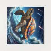 galactische Zee schildpad Wandkleed (Voorkant (horizontaal))