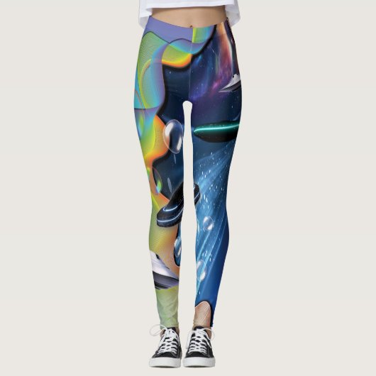 Galacy Bubbles Leggings (Voorkant)