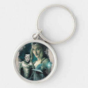 Galadriel, ELROND™ en Gandalf grafische kaart Sleutelhanger