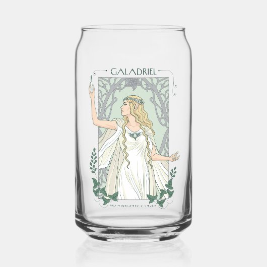 Galadriel Licht van Valinor Grafisch Blikvorm Glas (Voorkant)