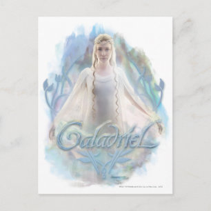 Galadriel met naam briefkaart