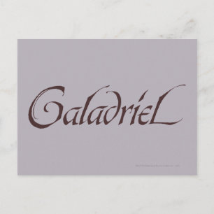 Galadriel Name Solid Briefkaart