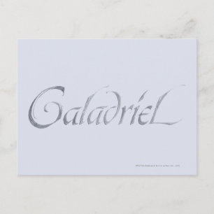 Galadriel Name Textured Briefkaart