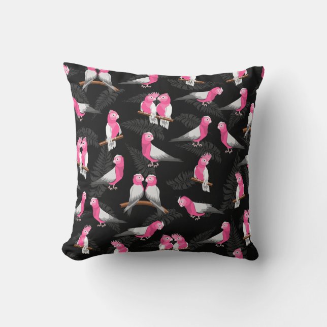 Galah Australian Bird Pattern Kussen (Voorkant)