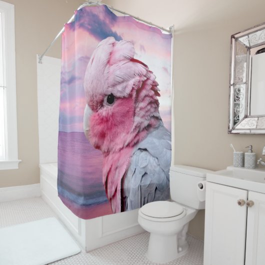 Galah Cockato Douchegordijn (In situ)