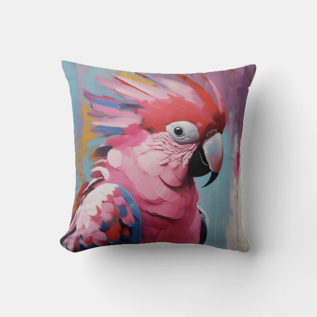 Galah Parrot Cushion Kussen (Voorkant)