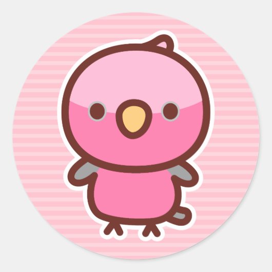 Galah Ronde Sticker (Voorkant)