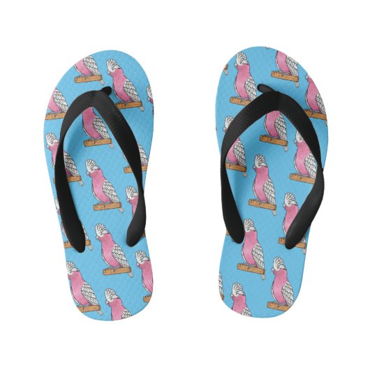 Galah vogelcartoon kinder teenslippers (Voetbed)