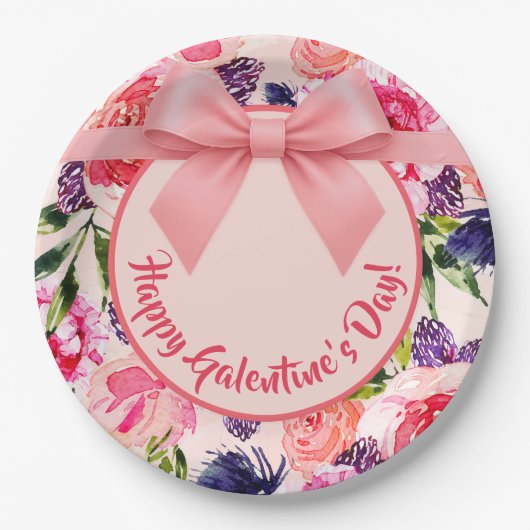 Galantine's Day Invitation Papieren Bordje (Voorkant)