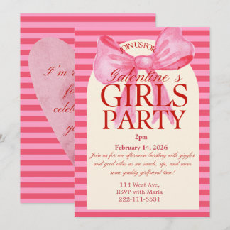 Galantines party Invitation Kaart