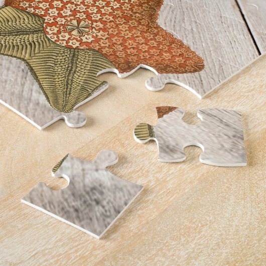 Galapagos Blue Footed Booby Seashells and Starfish Legpuzzel (Zijkant)