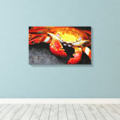 Galapagos Crab Canvas Afdruk (Insitu (Houten vloer))