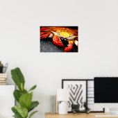 Galapagos Crab Poster (Thuiskantoor)
