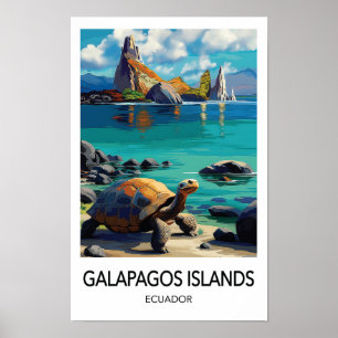 Galapagos Eiland Ecuador Reisposter Poster