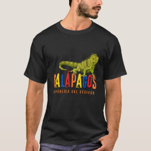 Galapagos-eilanden Ecuador Iguana Islas Galapagos T-shirt