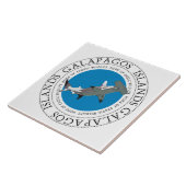 Galapagos-eilanden Hammerhead Shark Tegeltje (Zijkant)
