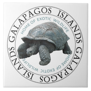 Galapagos eilanden schildpad T-shirt Tegeltje