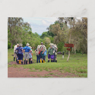 Galapagos Eilanden Toeristen op Tortoise Sanctuary Briefkaart