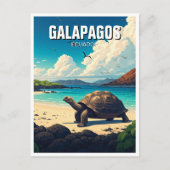 Galapagos Giant Tortoise Carte postale (Devant)
