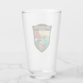 Galapagos Islands Reizen Kunst Vintage Glas (Achterkant)