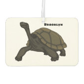 Galapagos landschildpad luchtverfrisser (Achterkant)