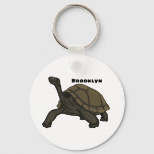 Galapagos landschildpad sleutelhanger