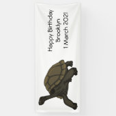 Galapagos landschildpad spandoek (Verticaal)