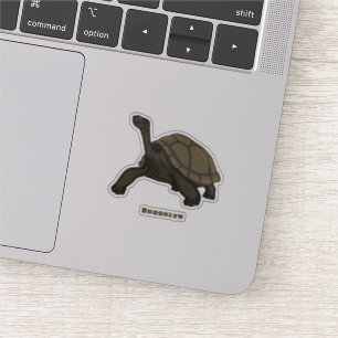 Galapagos landschildpad sticker