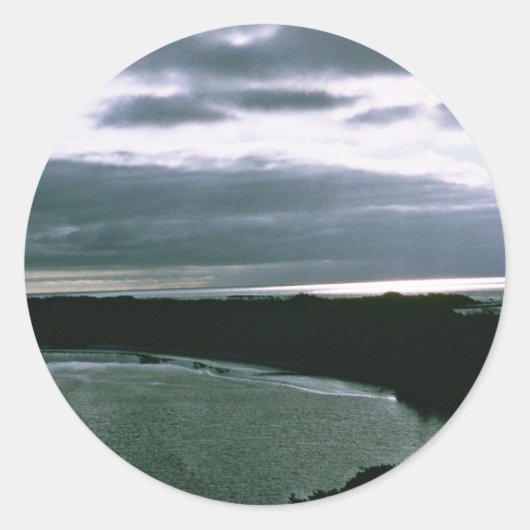 Galapagos Ronde Sticker (Voorkant)