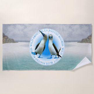 Galapagos Souvenir Blauwe Voeten Boobies Strandlak Strandlaken