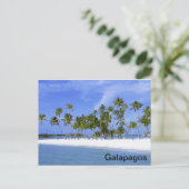 Galapagos - strand briefkaart (Staand voorkant)