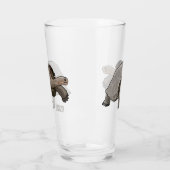 Galapagos tortoise cartoon glas (Links)