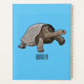 Galapagos tortoise cartoon planner (Achterkant)